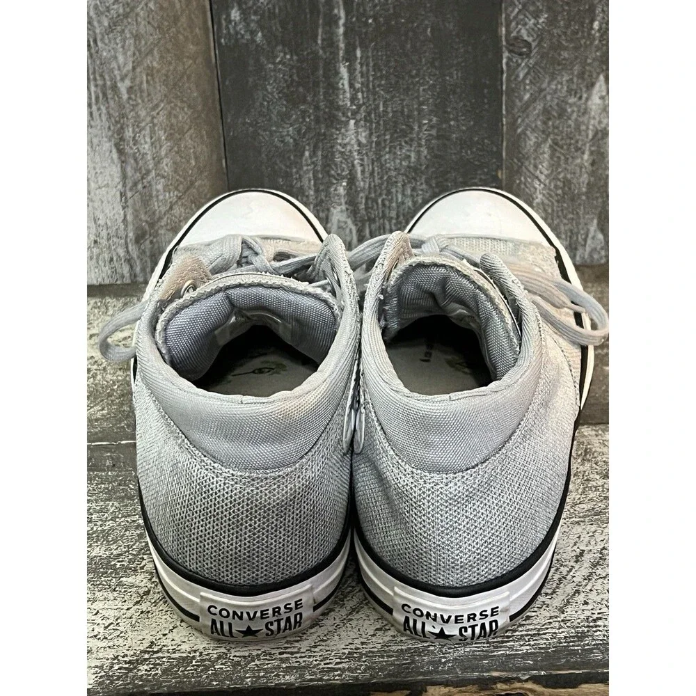 CONVERSE Chuck Taylor All Star Madison Mid High Top/Gray & White Sneakers Size 8